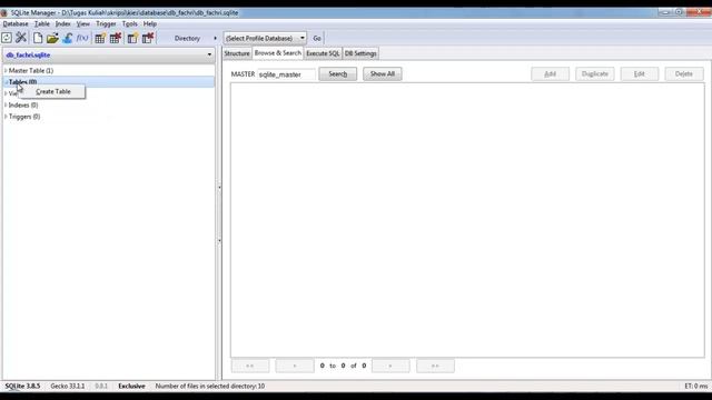 Create Database and Table with SQLite on addon Firefox смотреть онлайн