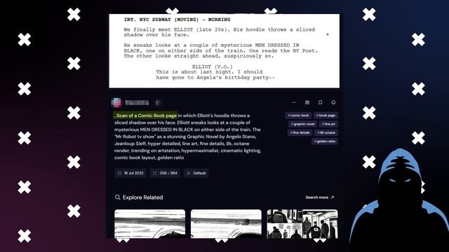 ШТУЧНИЙ ІНТЕЛЕКТ НАВЧИВСЯ СТВОРЮВАТИ КОМІКСИ [Графічне* мислення] MIDJOURNEY AI смотреть онлайн
