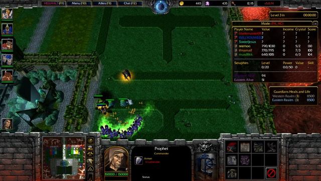 Warcraft 3 Classic HellHalt TD Competitive #106 no sound смотреть онлайн