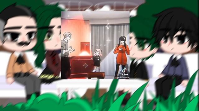 ||Реакция Семьи Дэсмонд на Аню||Аня × Дэмиан||