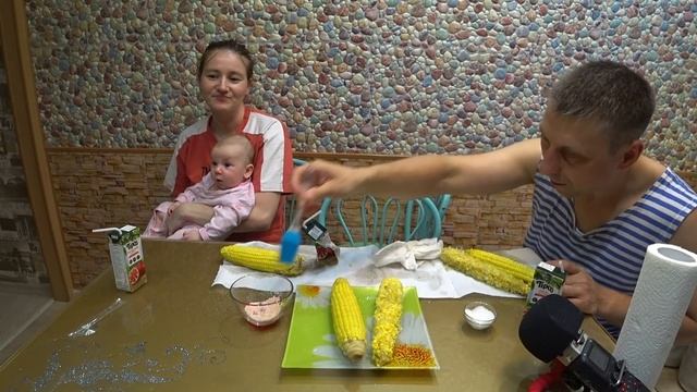МУКБАНГ ВАРЕНАЯ КУКУРУЗА | MUKBANG BOILED CORN #mukbang #boiledcorn #мукбанг #StepFamily #кукуруза