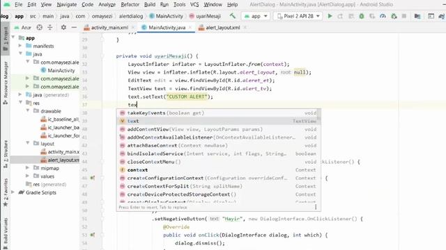 62 - AlertDialog Kişiselleştirme | Android Studio Dersleri (2021) смотреть онлайн