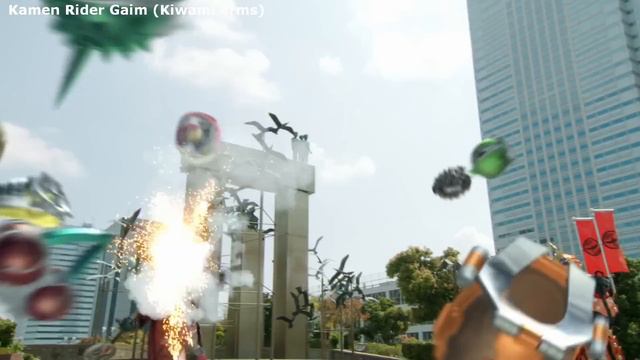 [Kamen Rider] Main riders all henshin FINAL form and finisher (Kuuga Ultimate - Ultimate Revice) смотреть онлайн