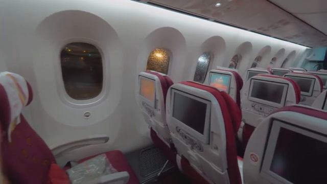 Boeing 787 Dreamliner авиакомпании Hainan Airlines в Шереметьево