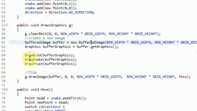 Making Snake in Java: Part 6 - Double Buffering and Finalizing смотреть онлайн