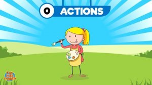 Learn 10 Action Words | Action Words Vocabulary for Kids | Fun Kids English