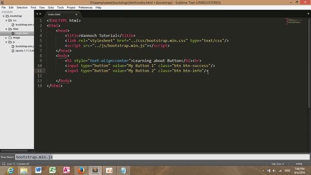 Bootstrap Button смотреть онлайн