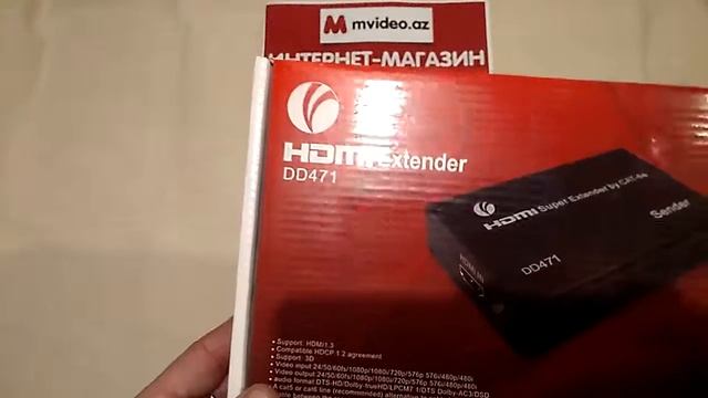 HDMI-RJ45 РАЗВЕТВИТЕЛЬ VCOM (DD471) в Баку / Bakida смотреть онлайн