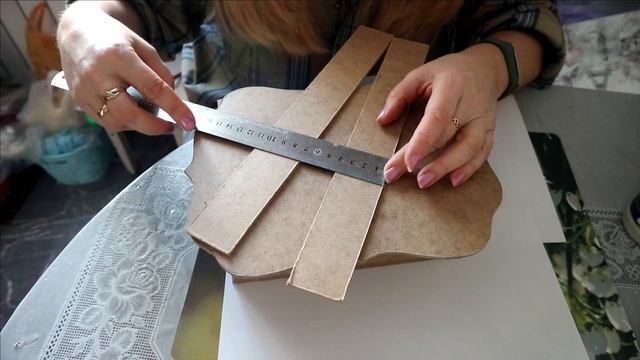 Handmade. Шкатулка "Роза". Часть первая. Создание заготовки своими руками из ДВП. смотреть онлайн