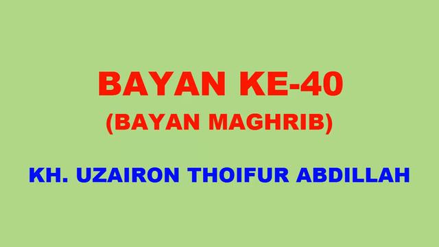 040 Bayan KH Uzairon TA Download Video Youtube|mp3 смотреть онлайн