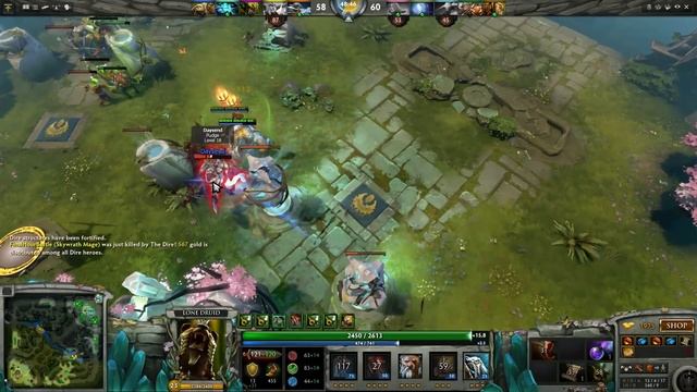 AdmiralBulldog ratting level TI3 — Base Race with Lone Druid смотреть онлайн