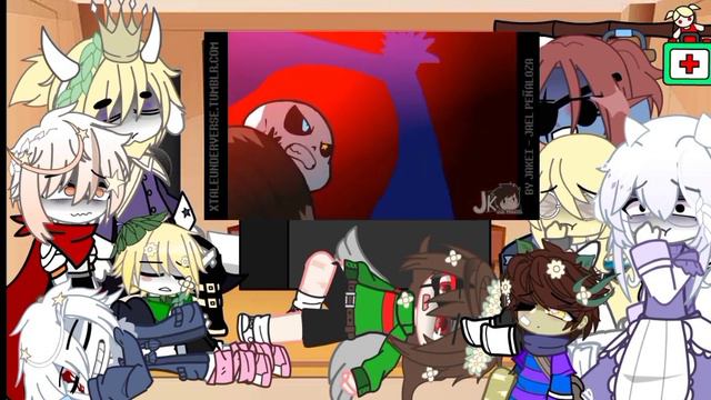 Undertale react to Underverse//request!! смотреть онлайн