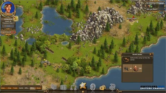 The Lost Skull (oSettlers) 1G - The Settlers Online Walkthroughs (Tutorial) смотреть онлайн