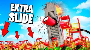 ОГРОМНАЯ АРМИЯ ДЕТСКИХ ГОРОК ПРОТИВ НЕБОСКРЕБА! ОБОРОНА ЗДАНИЯ ОТ SCP ДЕТСКАЯ ГОРКА В Garry`s Mod