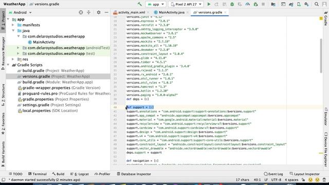 Weather App (Android Architecture Components, Room, Retrofit and Dagger2) Part 1 смотреть онлайн