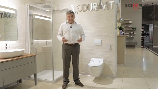 Сиденье Duravit для унитаза с душем SensoWash Slim для ME By Starck. ТТХ - Аквариус