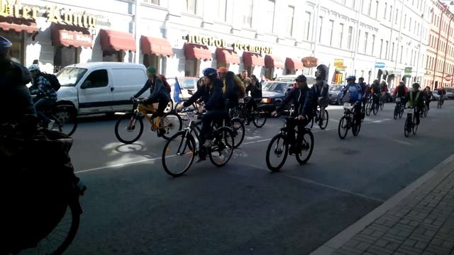 Велопробег СПб 20140419 смотреть онлайн
