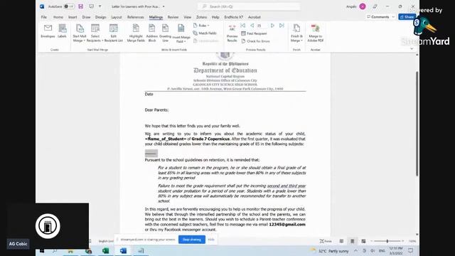 Mail Merge Instructions and more смотреть онлайн