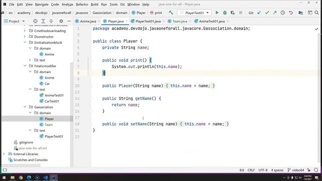65 - Object Orientation - Association pt 02 - Unidirectional association one to many смотреть онлайн