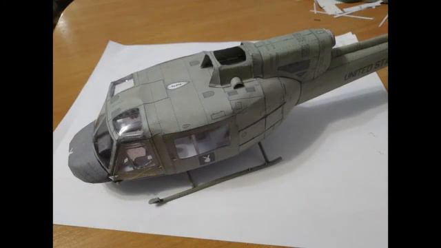 сборка бумажной модели uh 1 смотреть онлайн