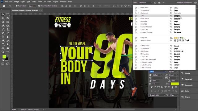 Social Media Post Design | Instagram Ads Photoshop Tutorial смотреть онлайн