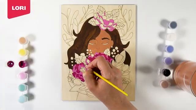 Роспись по дереву. Картина смотреть онлайн