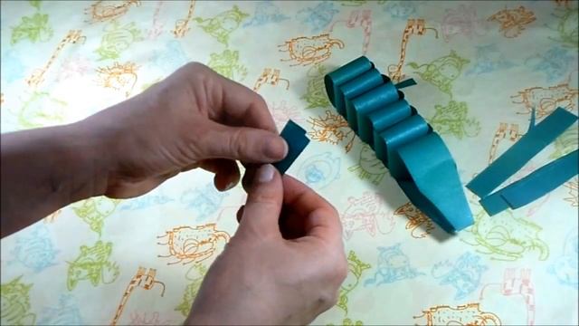 КРОКОДИЛ из бумаги. Оригами для детей. смотреть онлайн