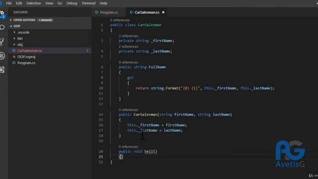 Inheritance : Concrete Class (C# .NET) смотреть онлайн