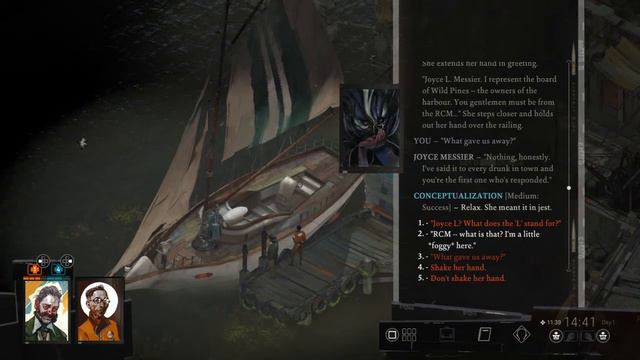 Disco Elysium the woman on the BOAT смотреть онлайн