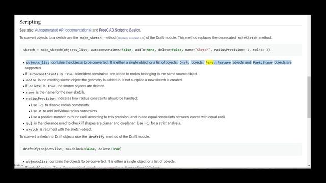 FreeCAD Draft Draft To Sketch