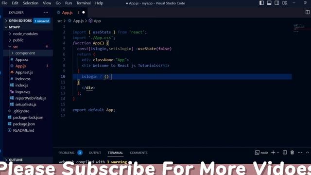 Mastering Conditional Rendering in React.js|React js Toturials|React for beginner смотреть онлайн