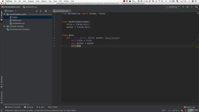 Serialization with Marshmallow - REST API Tutorial смотреть онлайн