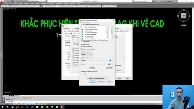 ✅ Khắc phục hiện tượng giật lag trong autocad (autocad lagging) | Huy Hiếu Lee смотреть онлайн