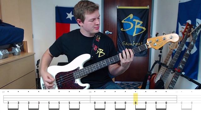 Into The Great Wide Open - Tom Petty & The Heartbreakers (Bass Cover With Tabs)