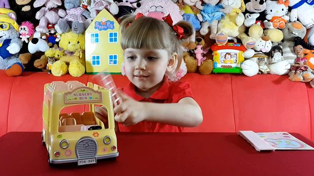 Сильваниан Фэмилис Двухэтажный автобус для малышей обзор. Nursery Double Decker Bus 3588 смотреть онлайн
