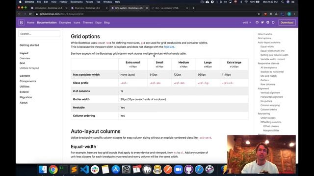 Cours 04 (CSS 2 Bootstrap) - 2.4 Grille adaptative, et fin du cours смотреть онлайн