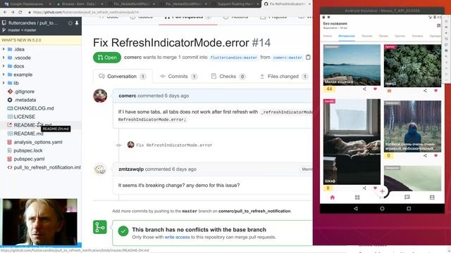 Flutter #307 - Реализовал NestedScrollView.floatHeaderSlivers смотреть онлайн