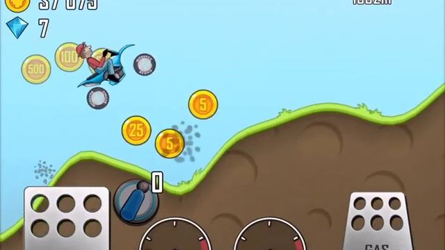 Проехал На мотоцикле В сельской местности￼ 1323 м ￼в hill climb Racing￼ смотреть онлайн