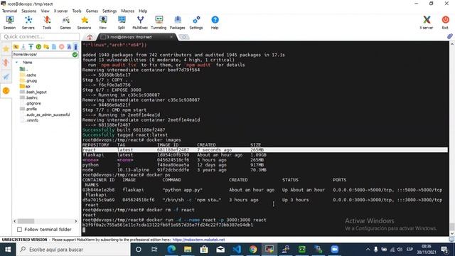 react docker смотреть онлайн