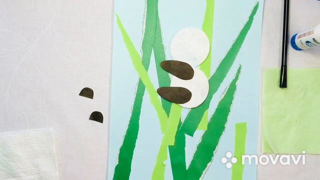 Аппликация "Панда на дереве" смотреть онлайн