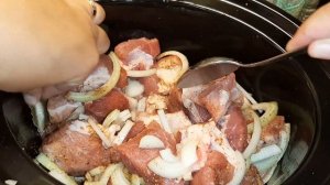 Тушенка в медленноварке kitfort KT-212 #kitfortKT-212 #МЕДЛЕННОВАРКА