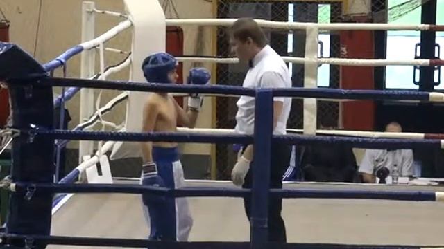 Грудков - Есипов 1.2 ФУЛЛ 23.10.15 Чемпионат и Первенство Республики Крым по кикбоксингу WAKO смотреть онлайн