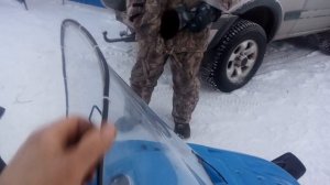 Самодельное стекло на снегоход