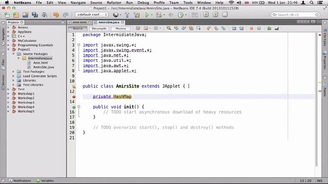 ۲۴- ساختن یک اپلت ساده برای شبکه در جاوا Java смотреть онлайн