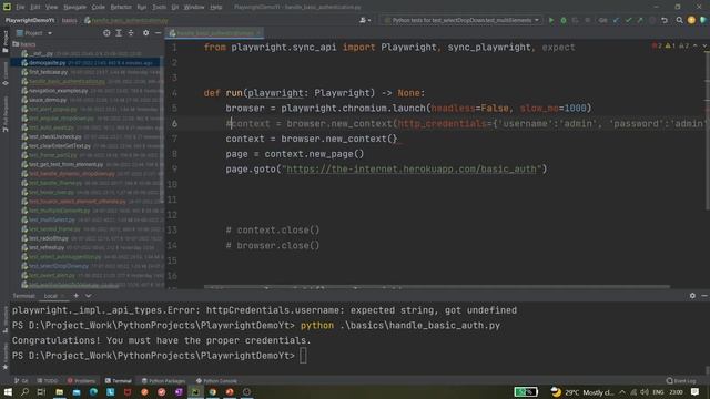 #59 Playwright with Python | Handle Basic Auth | Handle Digest Auth using Playwright смотреть онлайн