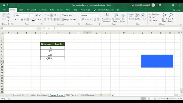 5 Ways to Add Zeros Before Numbers || Excel Malayalam смотреть онлайн