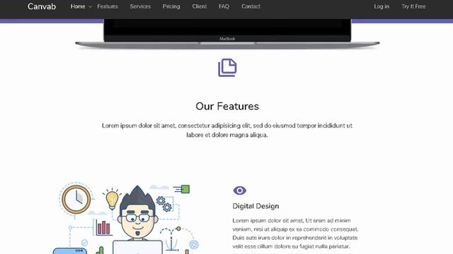 Canvab - Responsive Bootstrap 4 Landing Page Template | Themeforest Download смотреть онлайн