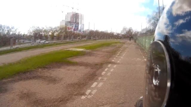Мото Влог №1 Тест Sjcam m10 и вождение на площадке! смотреть онлайн