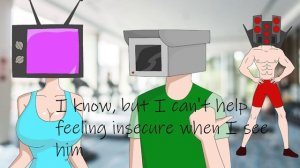 SUS TV WOMAN LOVE IN GYM. |  ANIMATION