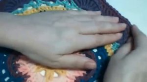 Плед крючком. Вяжем вместе. Sophie  Universe Часть 2. Ряды 9-15. Красивый плед – мандала